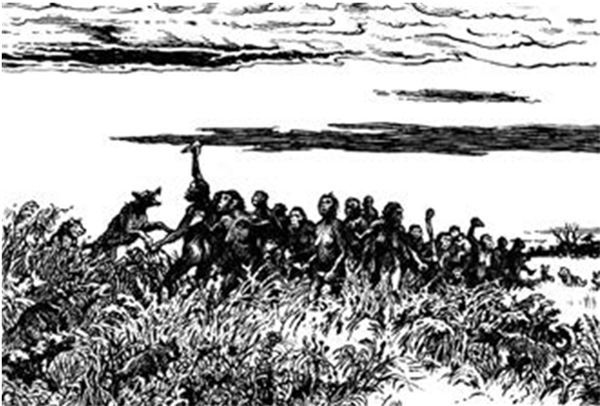 Иллюстрация к книге — Рам и Гау. Повесть об обезьянолюдях [i_012.jpg]