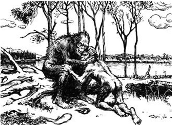 Иллюстрация к книге — Рам и Гау. Повесть об обезьянолюдях [i_015.jpg]