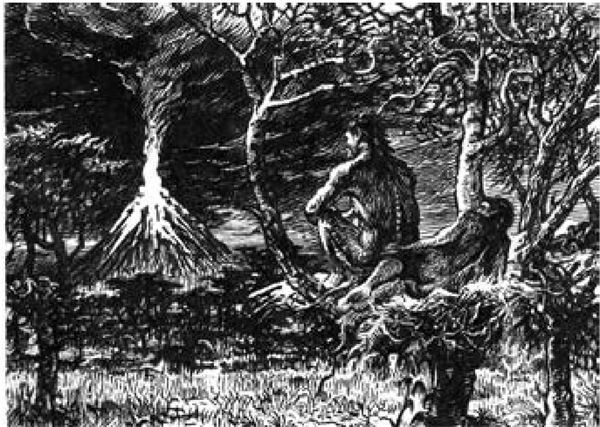 Иллюстрация к книге — Рам и Гау. Повесть об обезьянолюдях [i_019.jpg]