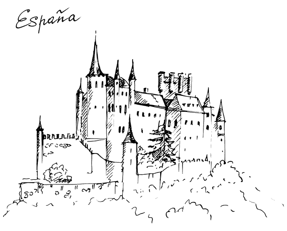 Иллюстрация к книге — Испания со вкусом солнца. Гаспачо для печального рыцаря [i_001.jpg]