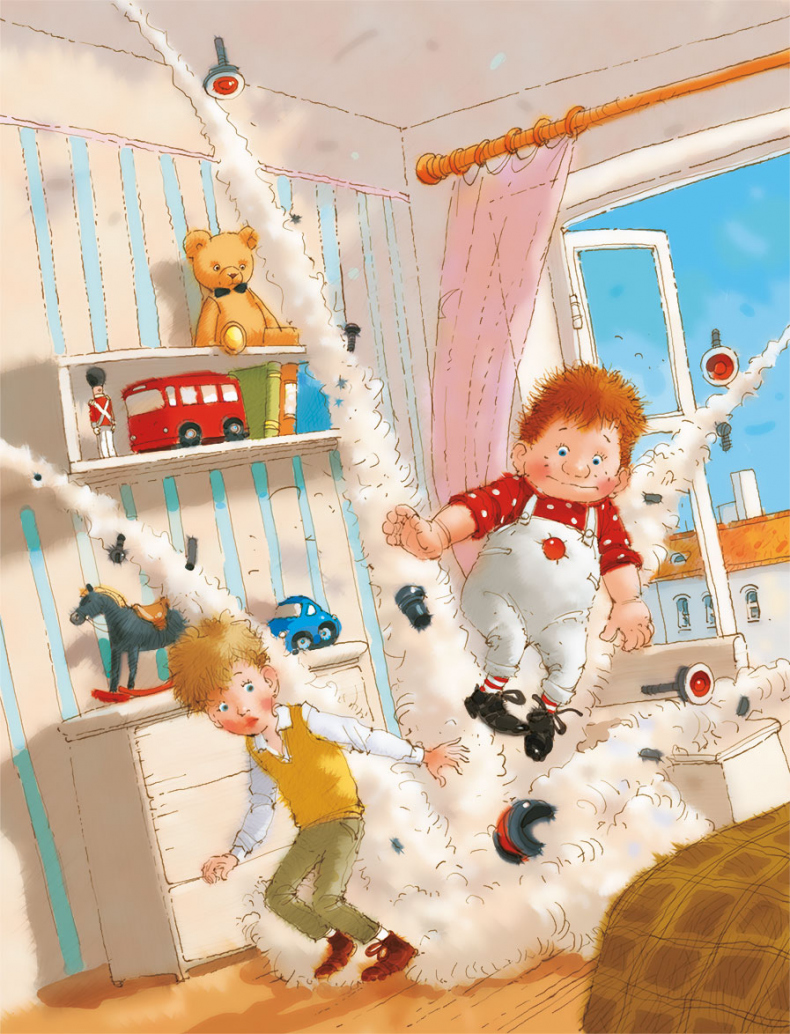 Иллюстрация к книге — Малыш и Карлсон, который живет на крыше [i_001.jpg]