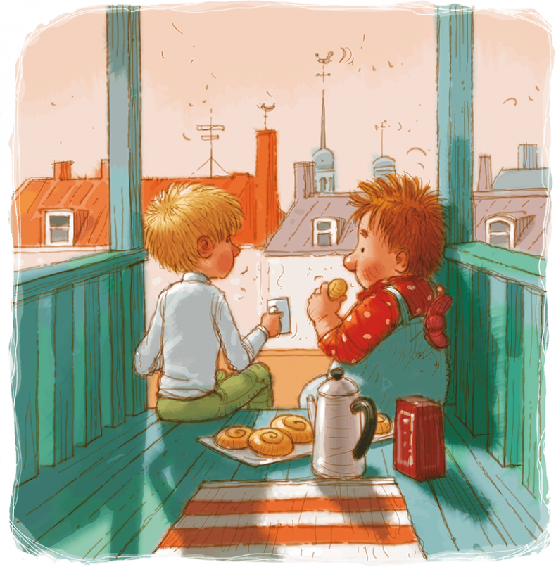 Иллюстрация к книге — Карлсон, который живет на крыше, опять прилетел [i_017.jpg]