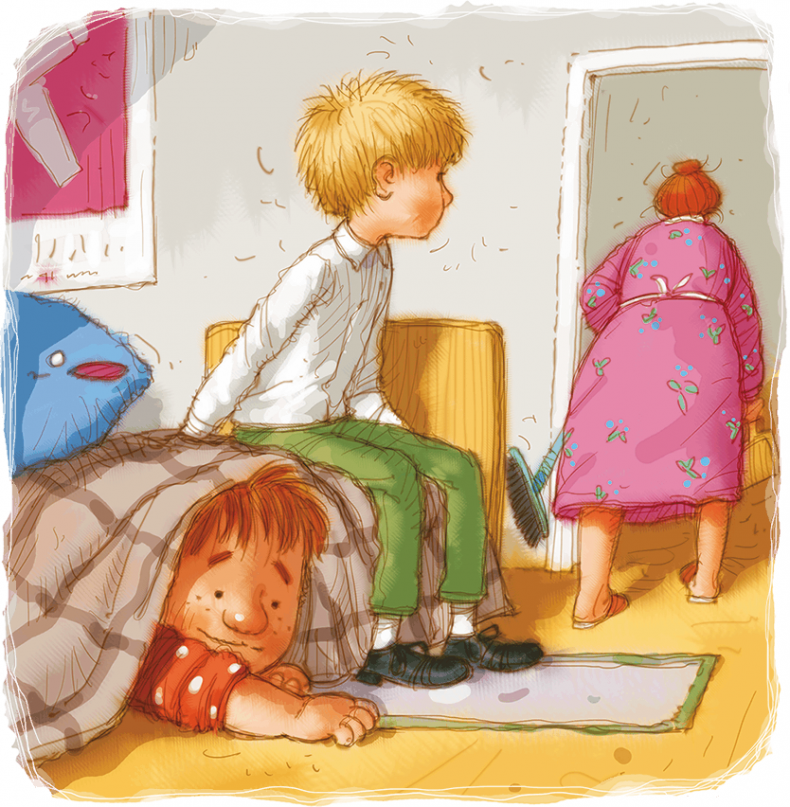 Иллюстрация к книге — Карлсон, который живет на крыше, опять прилетел [i_028.jpg]