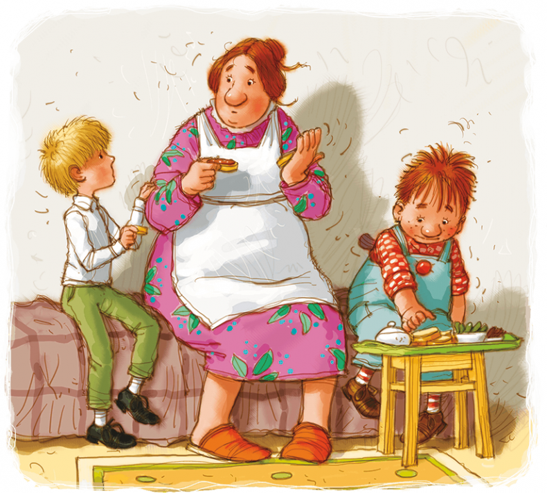 Иллюстрация к книге — Карлсон, который живет на крыше, опять прилетел [i_038.jpg]