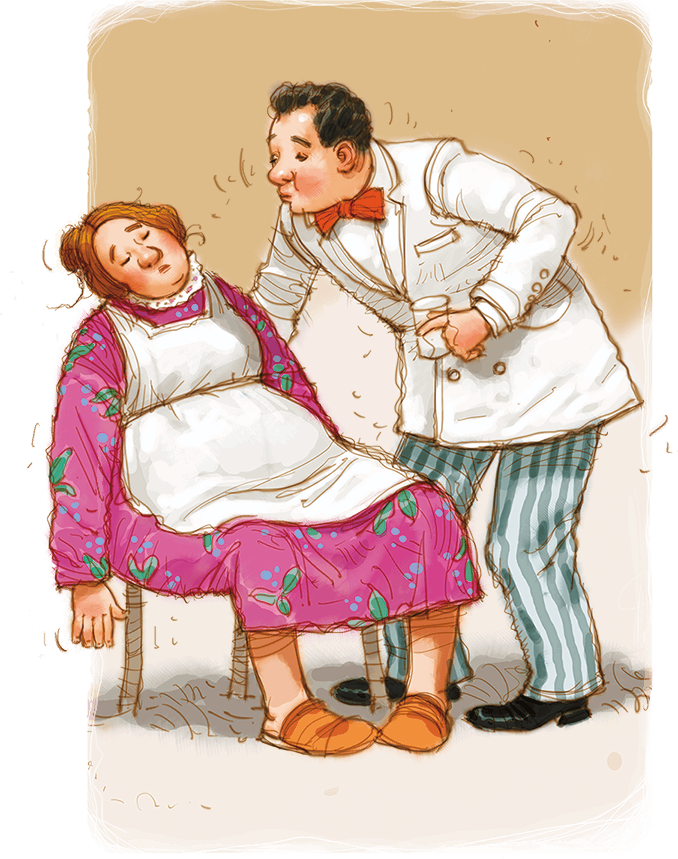 Иллюстрация к книге — Карлсон, который живет на крыше, опять прилетел [i_042.jpg]