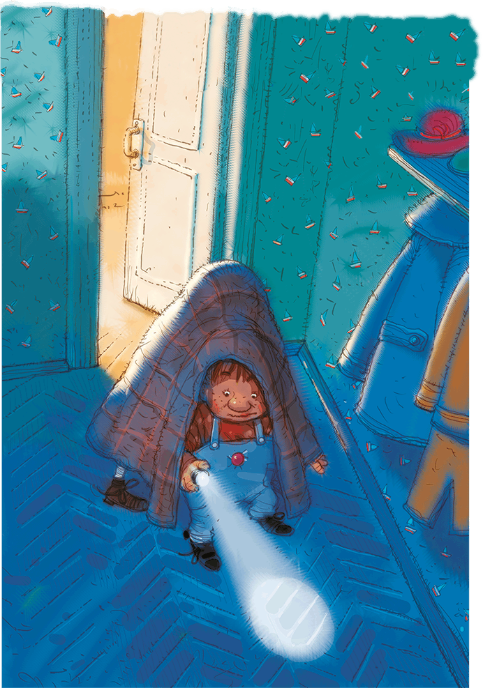 Иллюстрация к книге — Карлсон, который живет на крыше, проказничает опять [i_001.jpg]