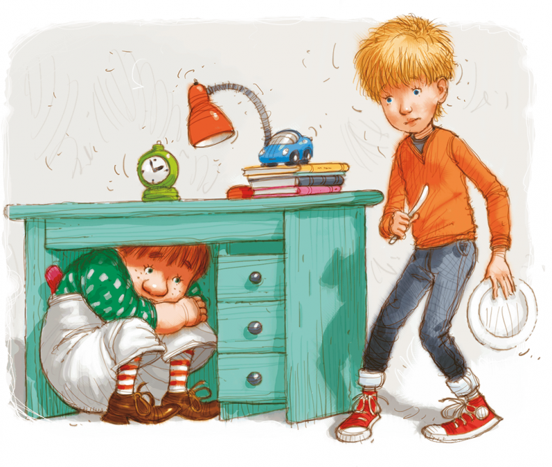 Иллюстрация к книге — Карлсон, который живет на крыше, проказничает опять [i_005.jpg]