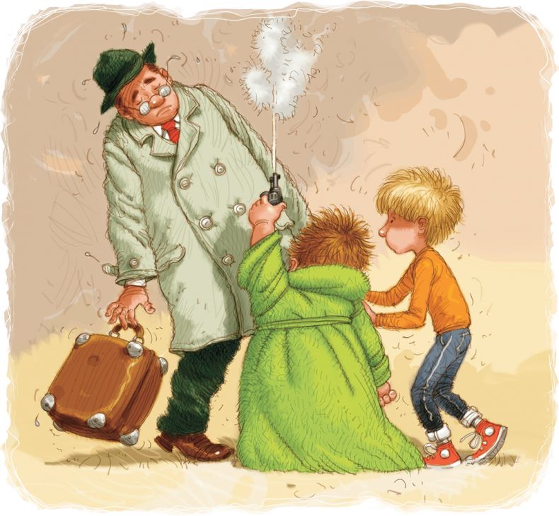 Иллюстрация к книге — Карлсон, который живет на крыше, проказничает опять [i_016.jpg]