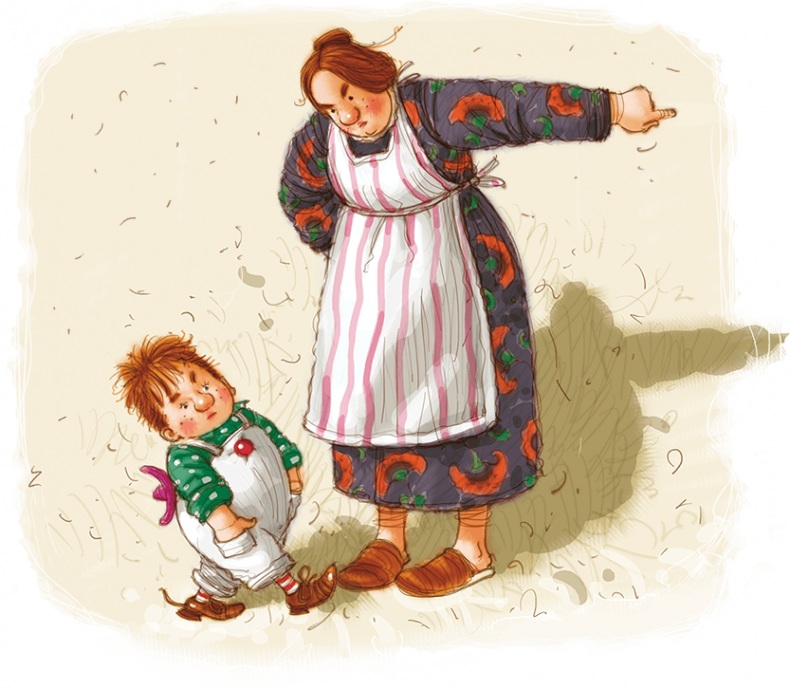 Иллюстрация к книге — Карлсон, который живет на крыше, проказничает опять [i_028.jpg]