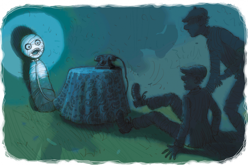 Иллюстрация к книге — Карлсон, который живет на крыше, проказничает опять [i_037.jpg]