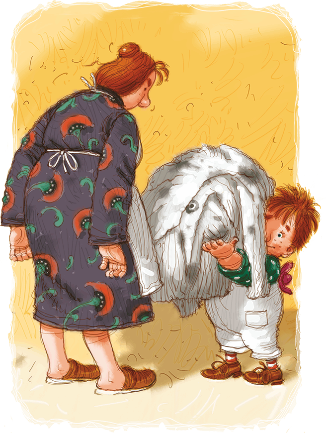 Иллюстрация к книге — Карлсон, который живет на крыше, проказничает опять [i_043.jpg]