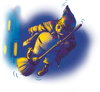 Иллюстрация к книге — Карлсон, который живет на крыше, проказничает опять [i_045.jpg]