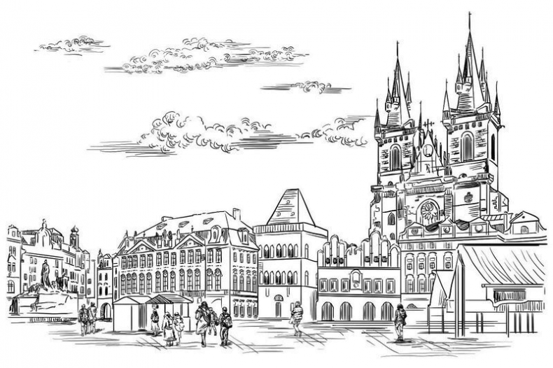 Иллюстрация к книге — Великолепная Прага. Город золотого волшебства [img_99.jpg]