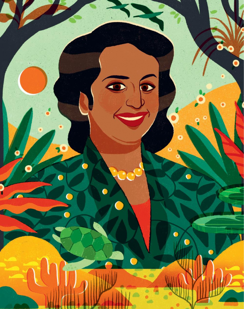 Иллюстрация к книге — Сказки на ночь для юных бунтарок. 100 вдохновляющих историй о невероятных женщинах [i_007.jpg]