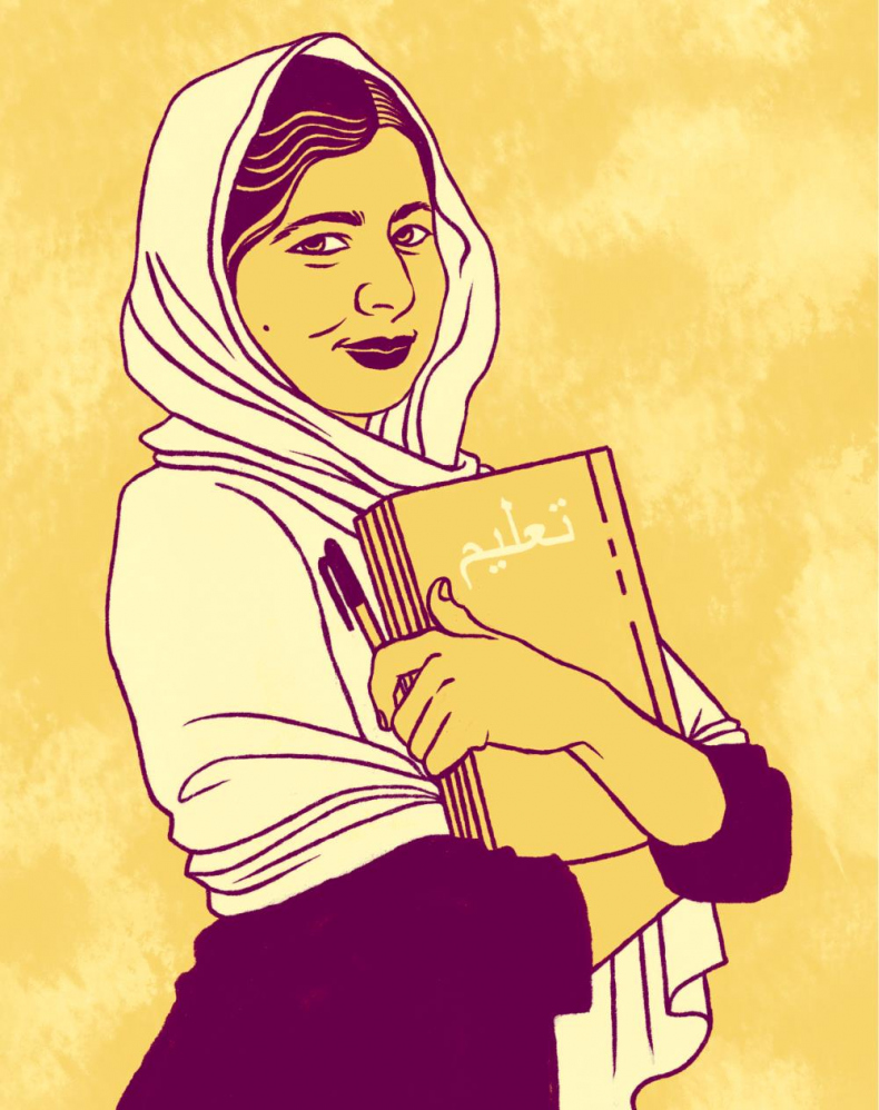 Иллюстрация к книге — Сказки на ночь для юных бунтарок. 100 вдохновляющих историй о невероятных женщинах [i_048.jpg]