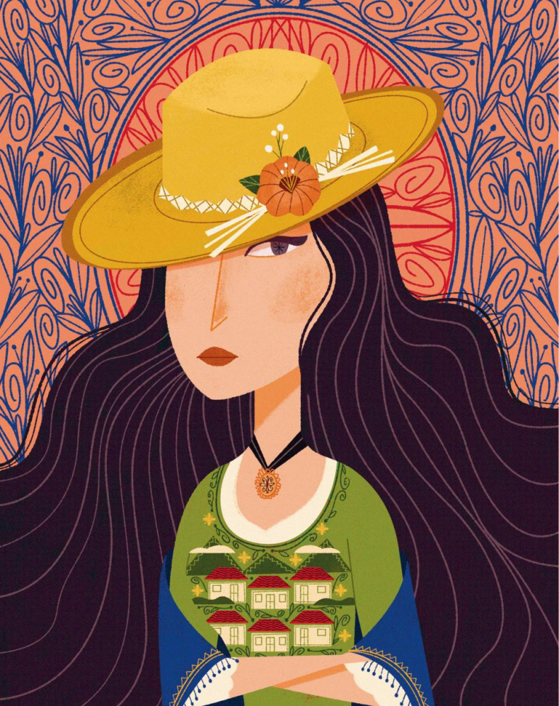 Иллюстрация к книге — Сказки на ночь для юных бунтарок. 100 вдохновляющих историй о невероятных женщинах [i_075.jpg]