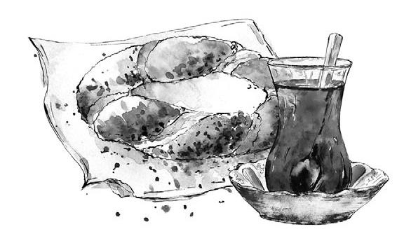 Иллюстрация к книге — На берегах Босфора. Стамбул в рецептах, историях и криках чаек [i_010.jpg]