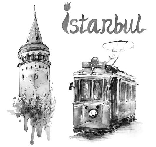 Иллюстрация к книге — На берегах Босфора. Стамбул в рецептах, историях и криках чаек [i_018.jpg]