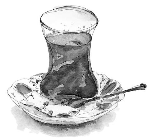 Иллюстрация к книге — На берегах Босфора. Стамбул в рецептах, историях и криках чаек [i_030.jpg]