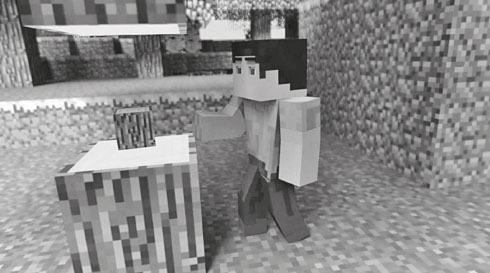 Иллюстрация к книге — Дневник Зомби из «Майнкрафта». Книга 4. Ужасы человеческой школы [i_009.jpg]