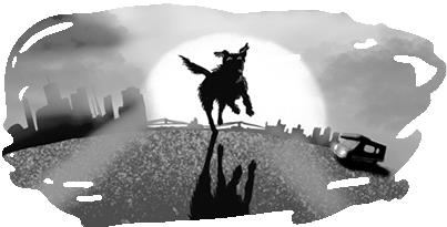 Иллюстрация к книге — Собака, которая спасла мир [i_001.jpg]