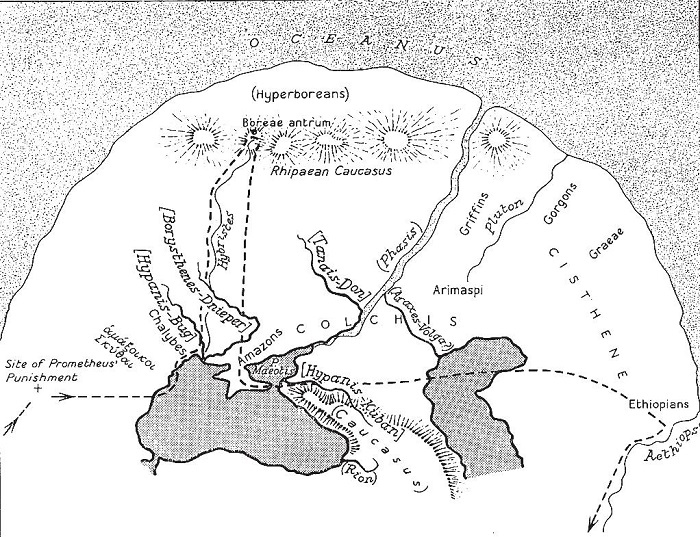Иллюстрация к книге — Куда плавал Одиссей? О географических представлениях архаической эпохи [i_022.jpg]