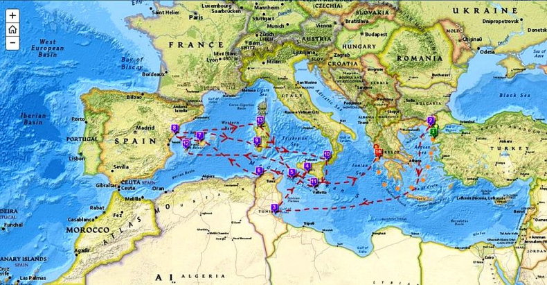 Иллюстрация к книге — Куда плавал Одиссей? О географических представлениях архаической эпохи [i_034.jpg]