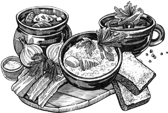 Иллюстрация к книге — Энциклопедия русской кухни [img_6.jpg]