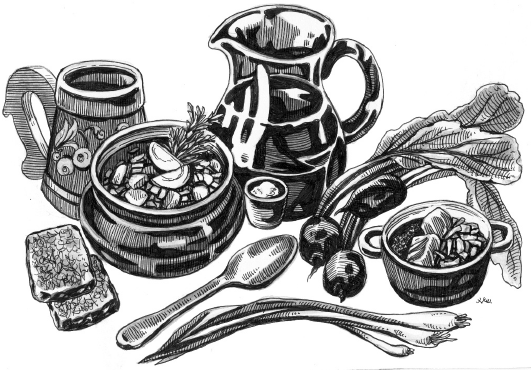 Иллюстрация к книге — Энциклопедия русской кухни [img_9.jpg]