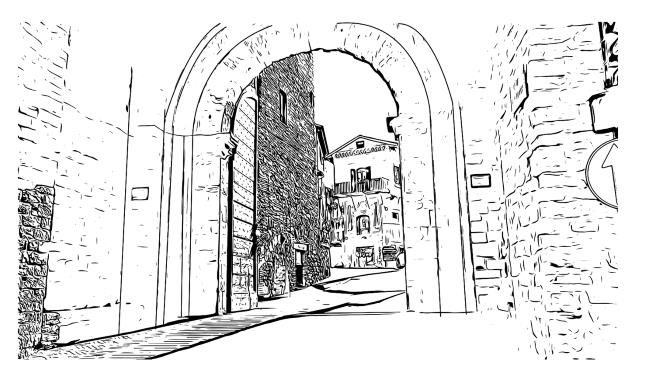 Иллюстрация к книге — Умбрия – зеленое сердце Италии. Тайна старого аббатства и печенье святого Франциска [i_057.jpg]