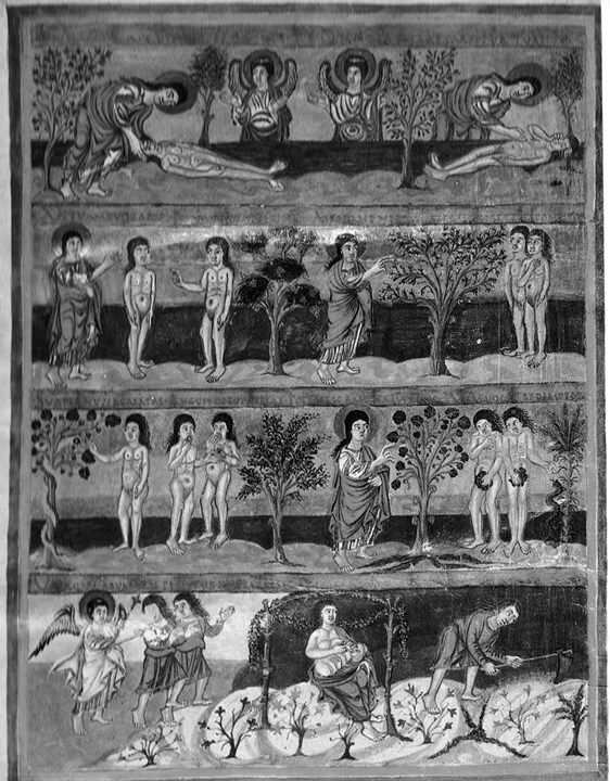 Иллюстрация к книге — Сотворение мира в иконографии средневекового Запада. Опыт иконографической генеалогии [i_014.jpg]