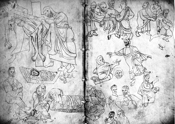 Иллюстрация к книге — Сотворение мира в иконографии средневекового Запада. Опыт иконографической генеалогии [i_024.jpg]