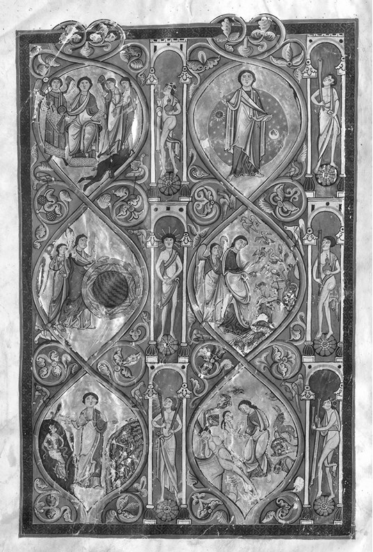 Иллюстрация к книге — Сотворение мира в иконографии средневекового Запада. Опыт иконографической генеалогии [i_073.jpg]