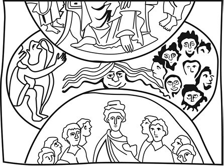 Иллюстрация к книге — Сотворение мира в иконографии средневекового Запада. Опыт иконографической генеалогии [i_088.jpg]