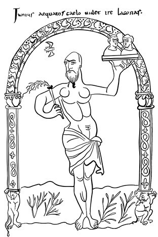 Иллюстрация к книге — Сотворение мира в иконографии средневекового Запада. Опыт иконографической генеалогии [i_093.jpg]