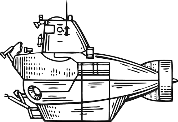 Иллюстрация к книге — «Моревизор» уходит в плавание, или Путешествие в глубь океана [i_105.jpg]