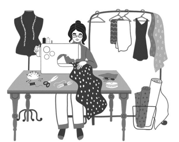 Иллюстрация к книге — Гардероб наизнанку. Как индустрия моды уничтожает планету и для чего нужно вывернуть свой шкаф [img_16.jpg]