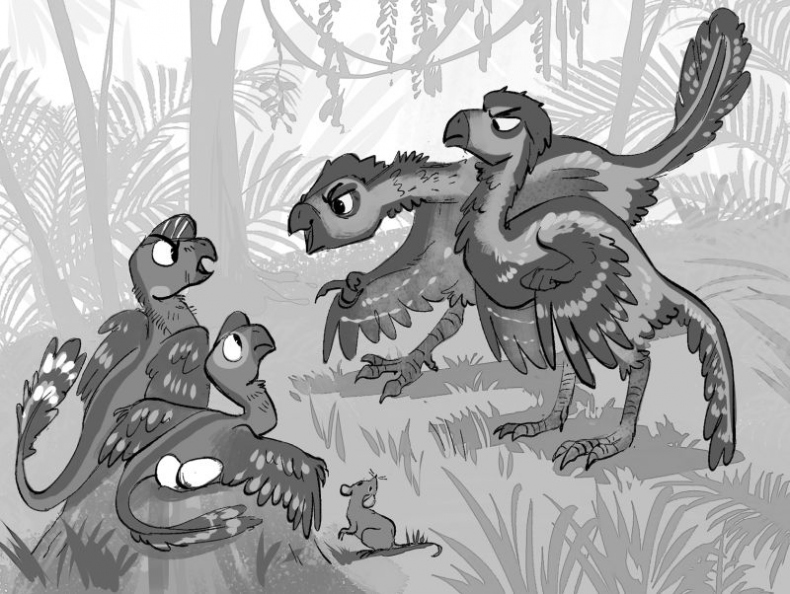 Иллюстрация к книге — Мурзозавр и Овирапторы. Гость из будущего [i_009.jpg]