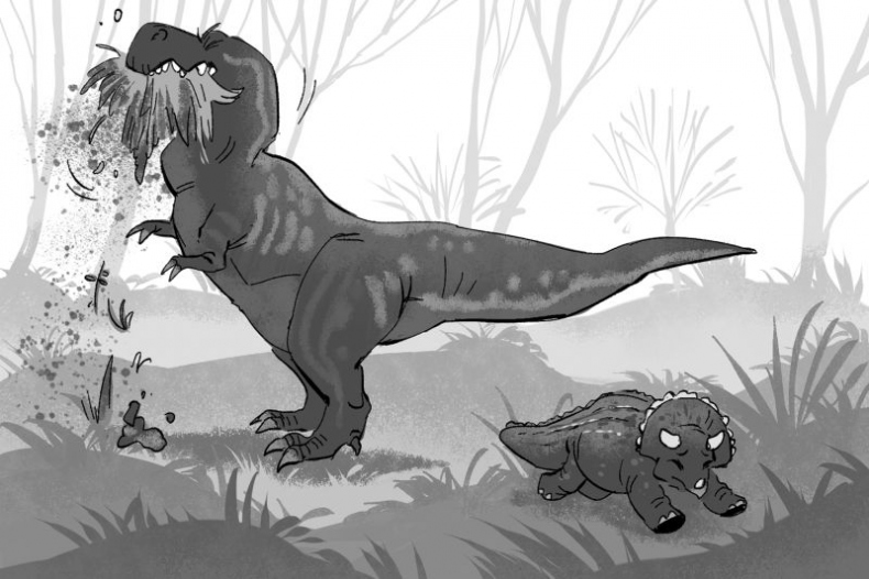 Иллюстрация к книге — Мурзозавр и Овирапторы. Гость из будущего [i_014.jpg]