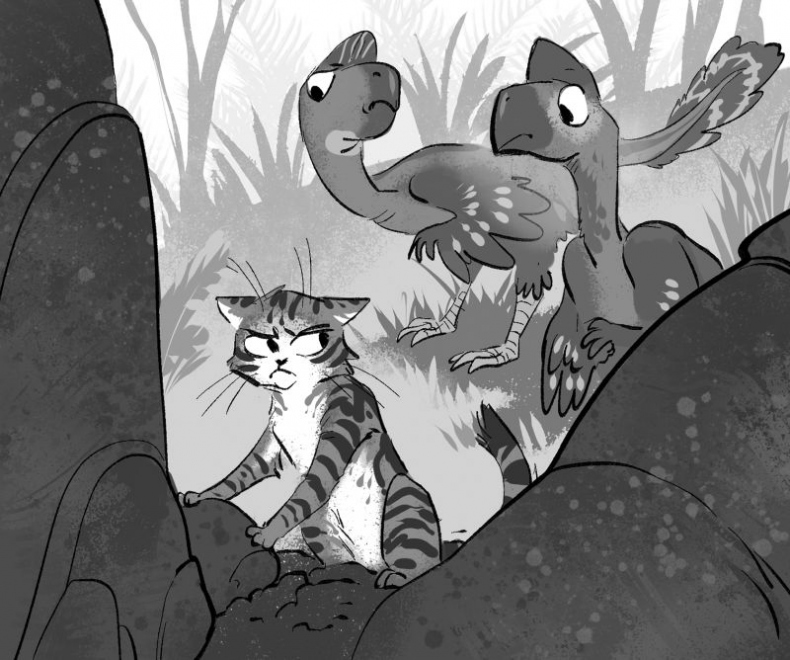 Иллюстрация к книге — Мурзозавр и Овирапторы. Гость из будущего [i_026.jpg]