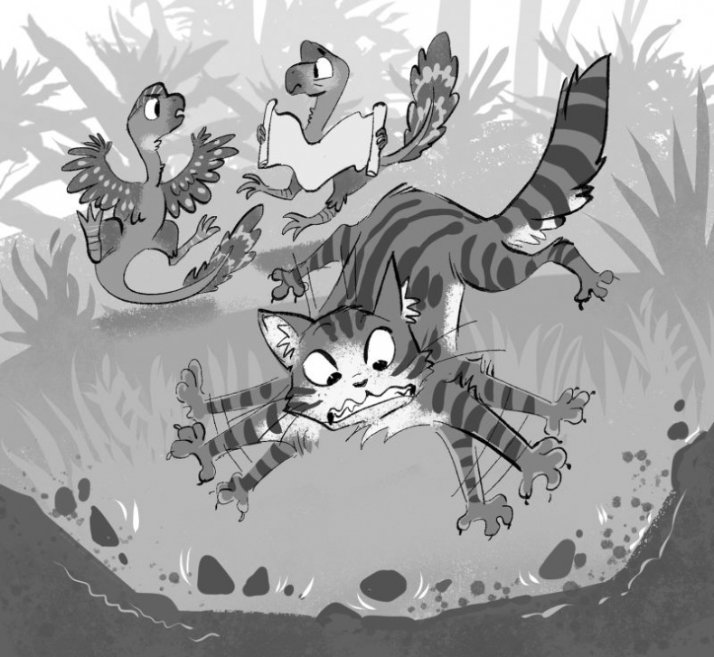 Иллюстрация к книге — Мурзозавр и Овирапторы. Гость из будущего [i_035.jpg]