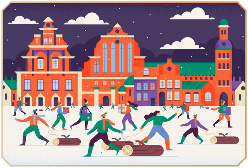 Иллюстрация к книге — Атлас Нового года и Рождества. Самые веселые, вкусные и причудливые праздничные традиции со всего мира [i_002.jpg]