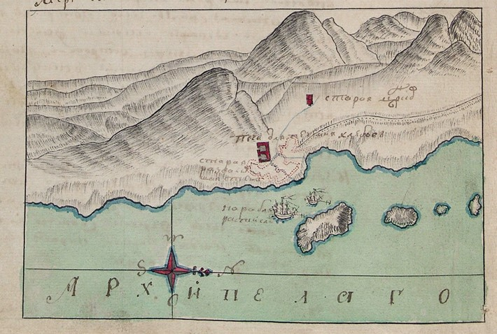 Иллюстрация к книге — «Русская верность, честь и отвага» Джона Элфинстона: Повествование о службе Екатерине II и об Архипелагской экспедиции Российского флота [b00004018.jpg]