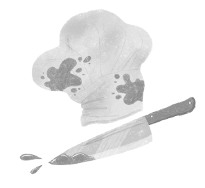 Иллюстрация к книге — Ужин начинается в полночь. Семь жутких историй [i_001.jpg]