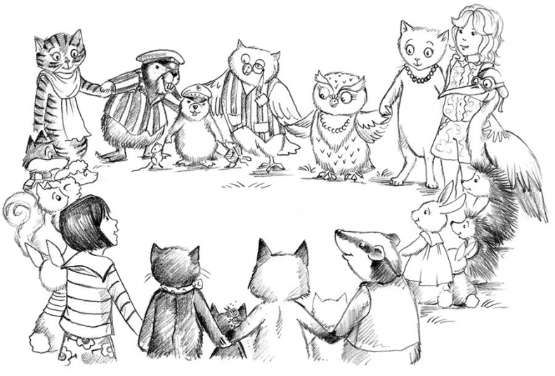 Иллюстрация к книге — Котёнок Джен, или Летающий мяч [i_035.jpg]