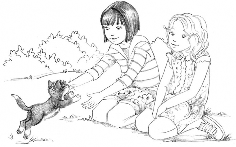 Иллюстрация к книге — Котёнок Джен, или Летающий мяч [i_044.jpg]