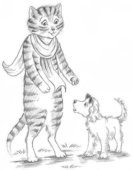 Иллюстрация к книге — Щенок Жасмин, или Золотая молния [i_018.jpg]