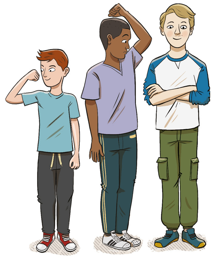 Иллюстрация к книге — Как устроены мальчики. О переменах в росте, весе, голосе, а также о гигиене и питании [i_007.jpg]