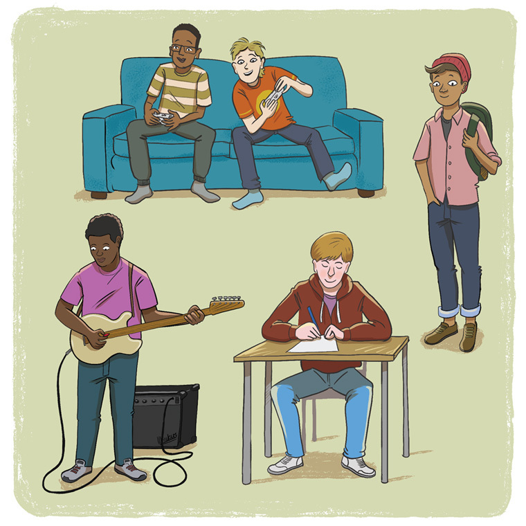 Иллюстрация к книге — Как устроены мальчики. О переменах в росте, весе, голосе, а также о гигиене и питании [i_010.jpg]