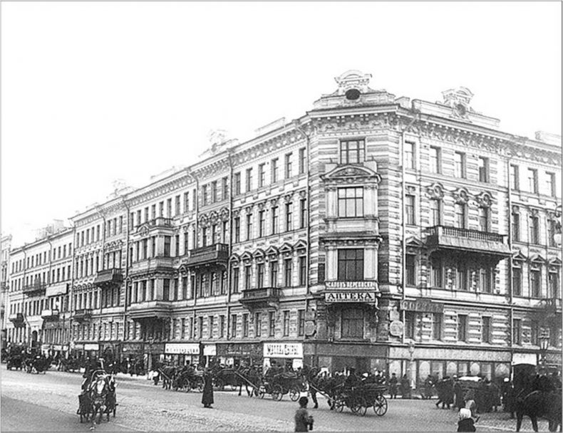 Иллюстрация к книге — Вокруг Знаменской площади. История застройки площади Восстания, Лиговского канала, улиц Восстания и Пушкинской [i_121.jpg]